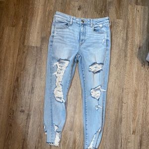 American Eagle high rise jegging crop
